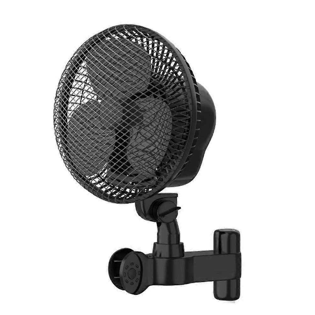 Grow Tent Clip Fan 6In with Long-Life EC Motor 2 Dynamic Wind Speed for Hydroponics Circulation Cooling EU Plug