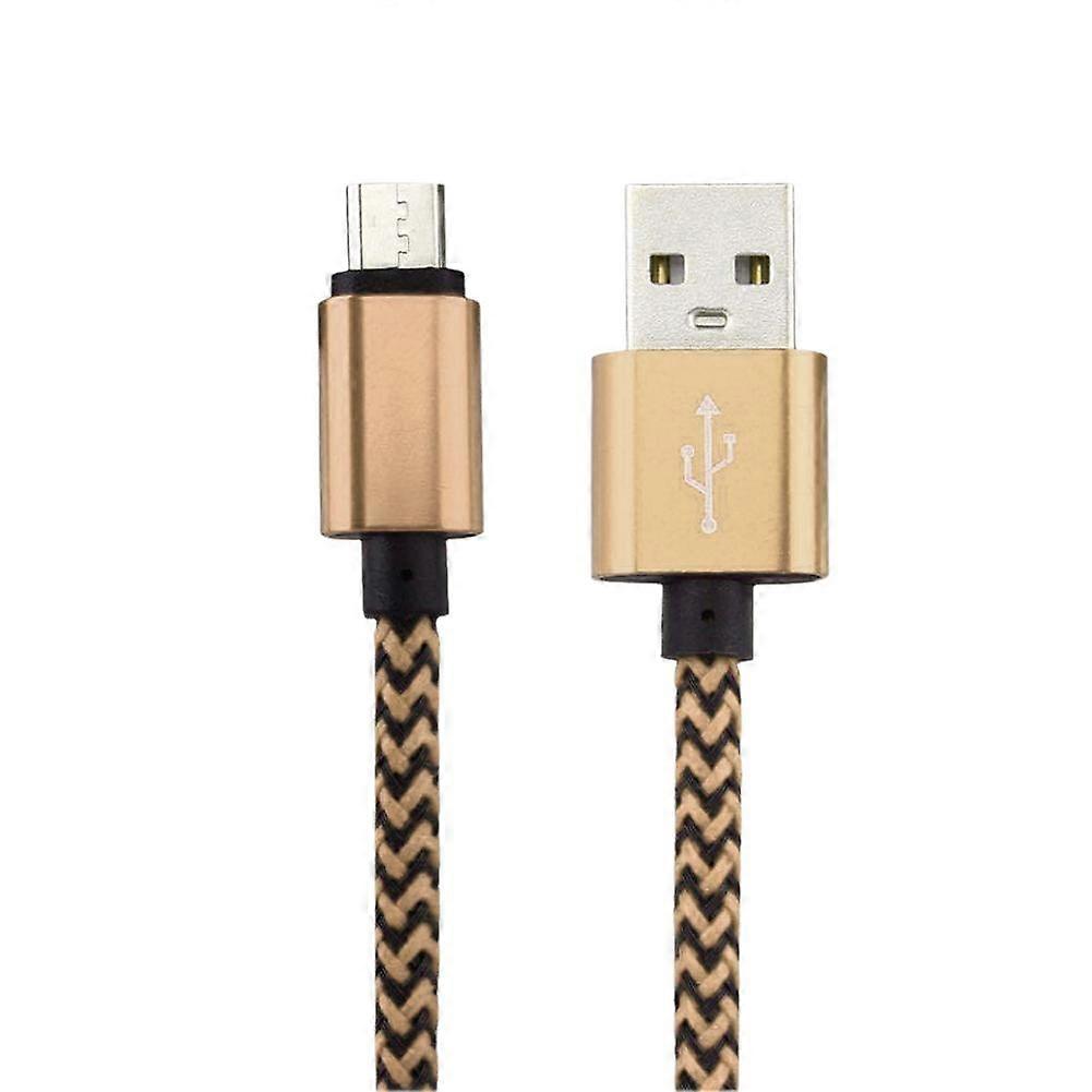 כבל נתונים קלוע ניילון לטעינה מהירה, סנכרון טעינה במהירות גבוהה, כבל עמיד ללא סבכים לטלפונים וטאבלטים, 5 אפשרויות צבע