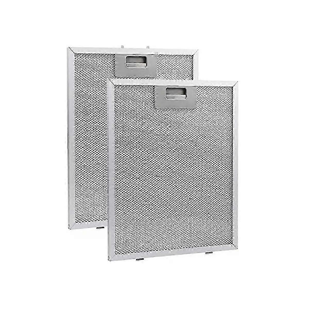 2pcs Durable Grease Filter for Extractor Hood Aluminum