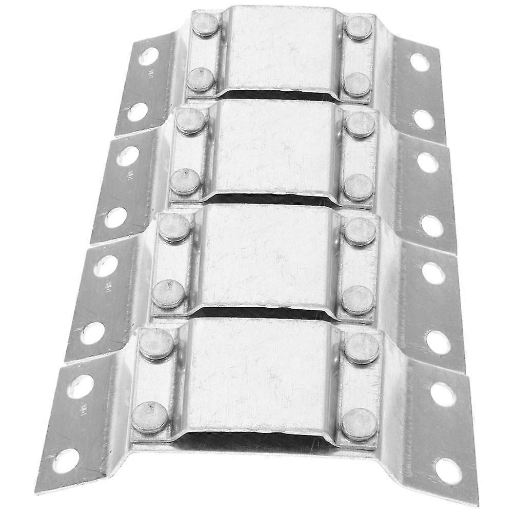 Flashlight Mounting Bracket for Miner Hat Light 4Pcs Durable Aluminum Alloy Holder