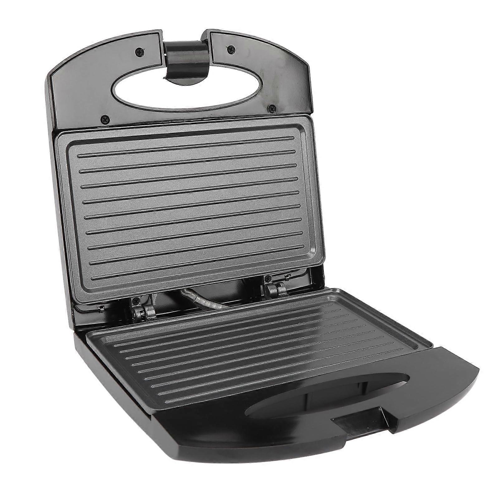 Panini Press Sandwich Maker 800W Non Stick Grill Fast Even Heating Easy Clean Plates for Home