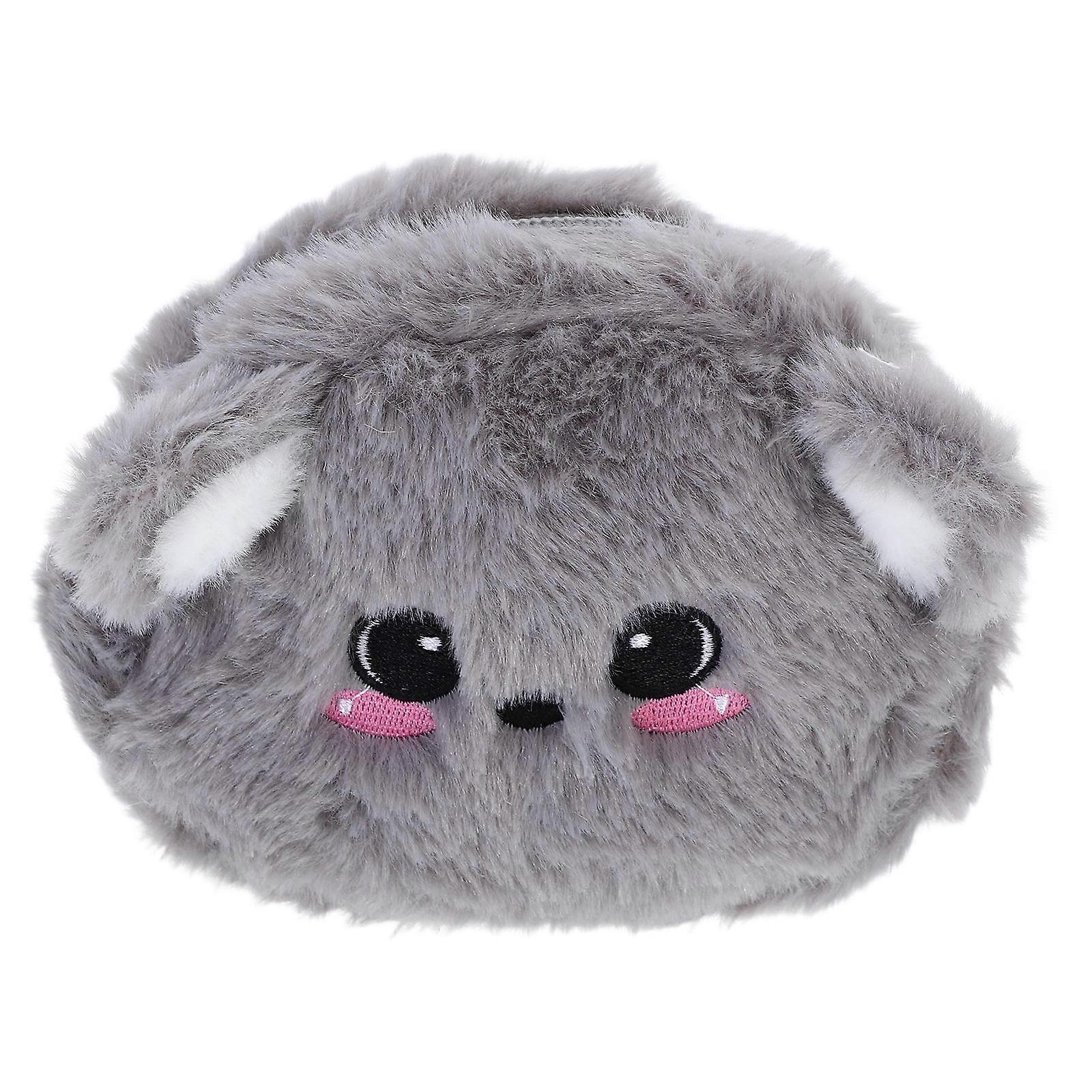 Cartoon Coin Purse Plush Koala Shaped for Storage 1 Small Soft Wallet
