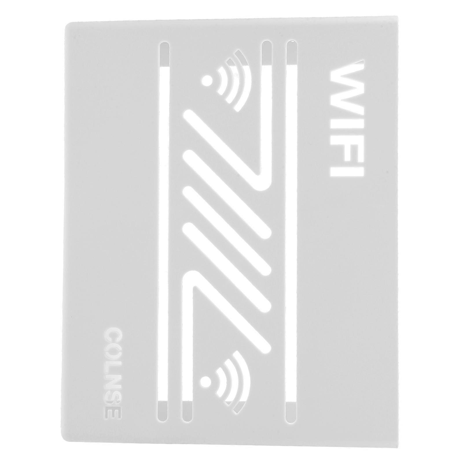 Wall Mounted WiFi Router Storage Box Holder for TV Box Router and Small Electronics Space Saving 1 Set WiFi Router Organizer