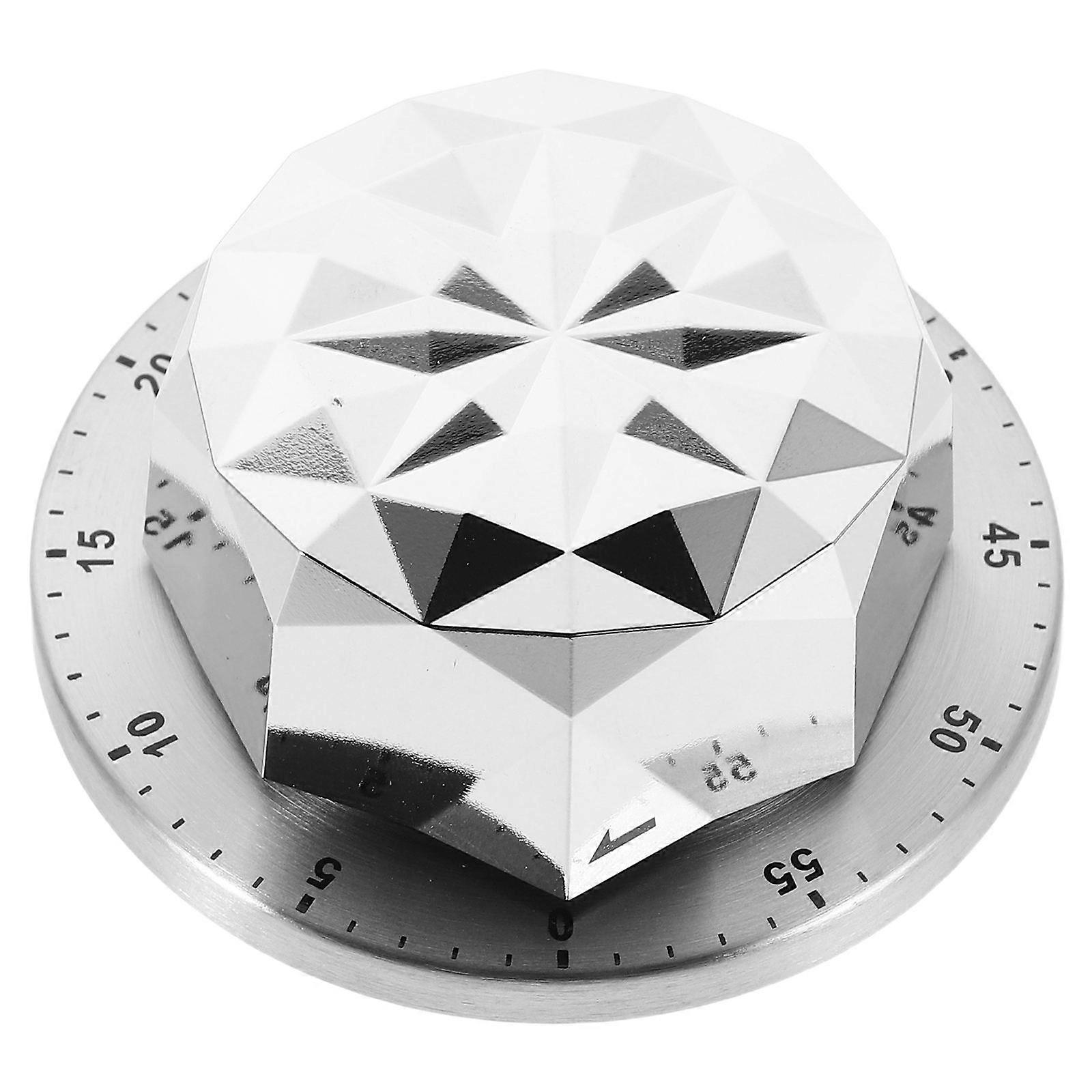 Kitchen Timer Stainless Steel Mechanical Timer for Cooking Tasks 1 Piece