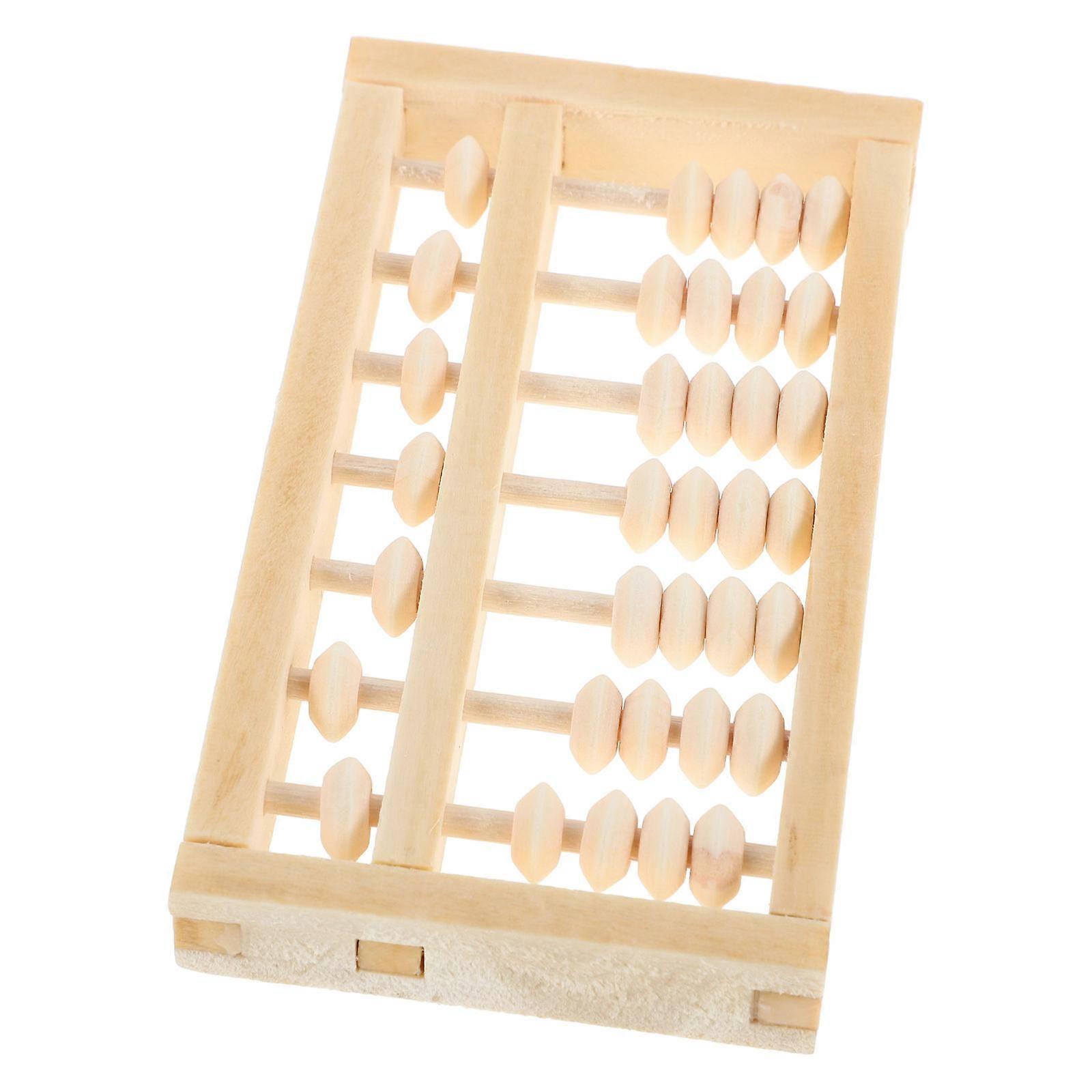 Wooden Abacus Mini Abacus for Arithmetic Counting Tool