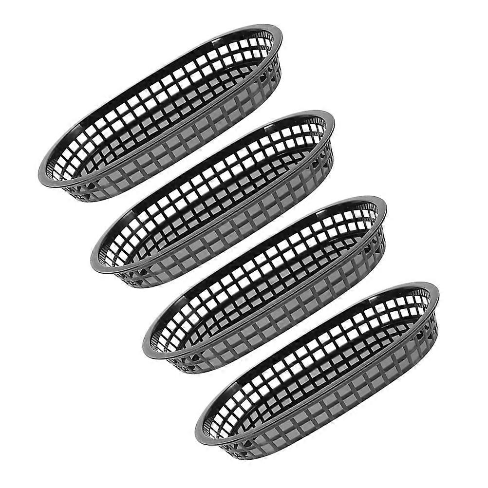 Fast Food Basket Bread Fry Baskets Serving Tray 4Pcs