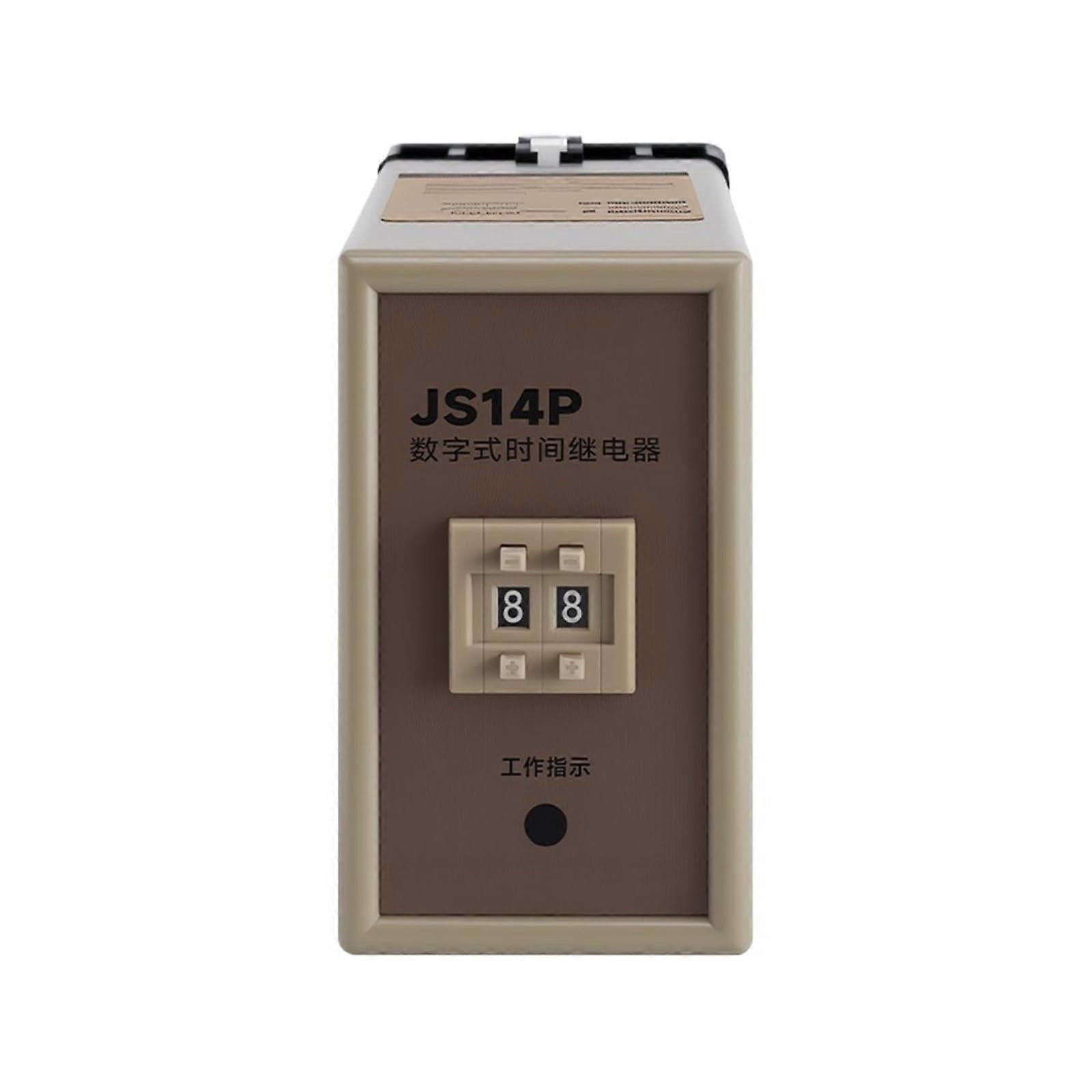 Digital Time Relay JS14P Programmable Timer Switch with Power Failure Memory and Precise Adjustment