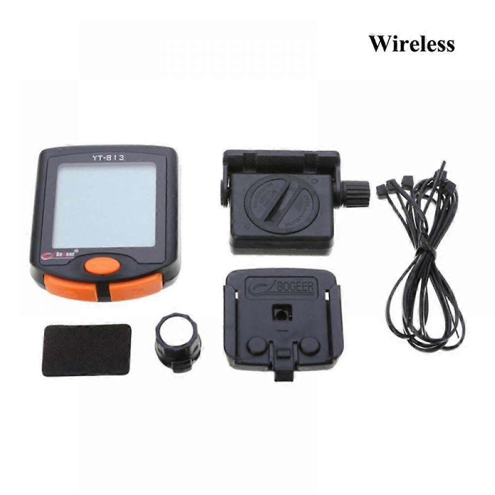 JANDEL YT-813 Imported Sensors LCD Backlit Bicycle Speedometer Odometer Computer Rainproof