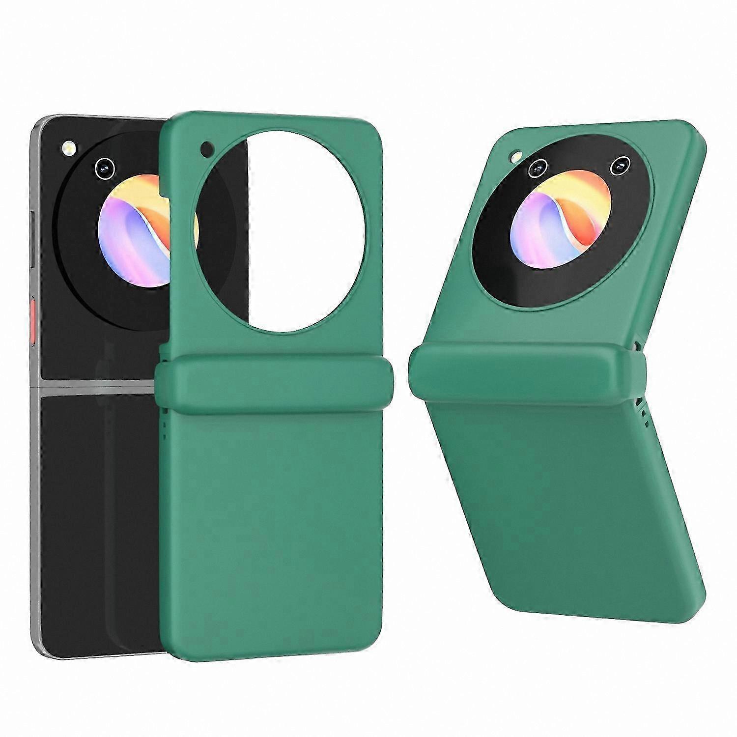 5G Flip Phone Case with Hinge Protection, Shockproof Hard PC Cover for Compatible Models