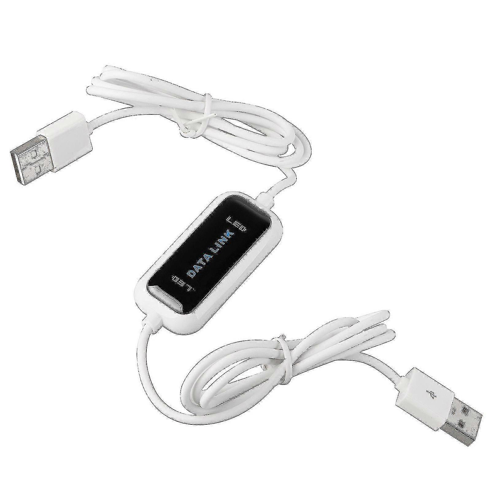 Direct Pc To Pc Two Computer File Transfer Sync Data Link Usb Cable Easy Copy Fh
