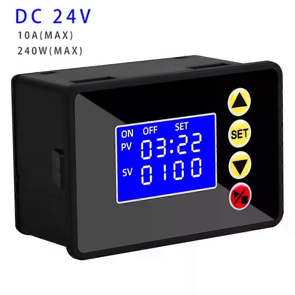 Programmable Digital Timer Switch Relay Control DC 12V 24V AC 110V 220V Time Controller Delay Relay Cycle Timing On/Off