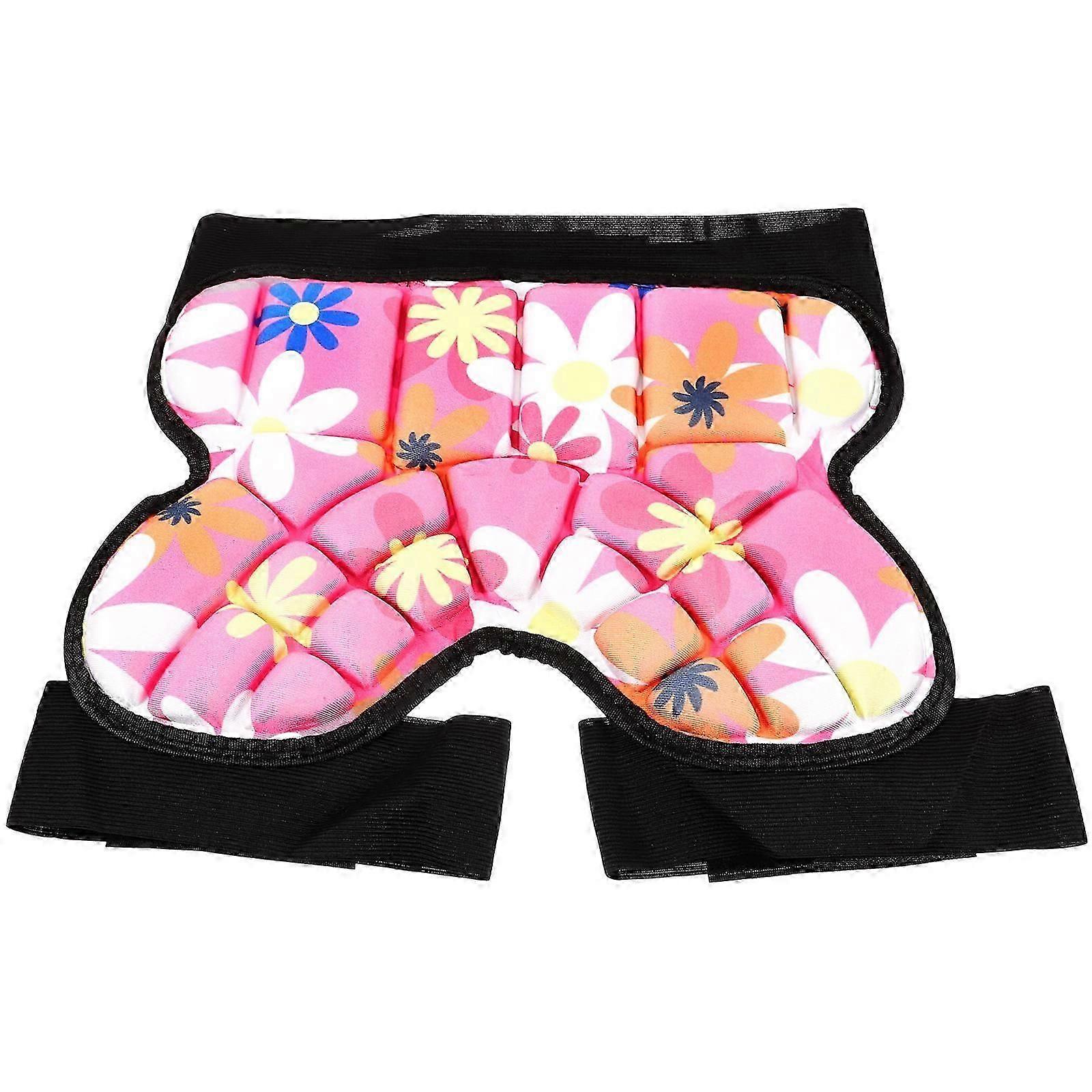 ローラースケートヒッププロテクター衝撃吸収子供ピンク13.8X11.8X1.2In衝撃保護1パック