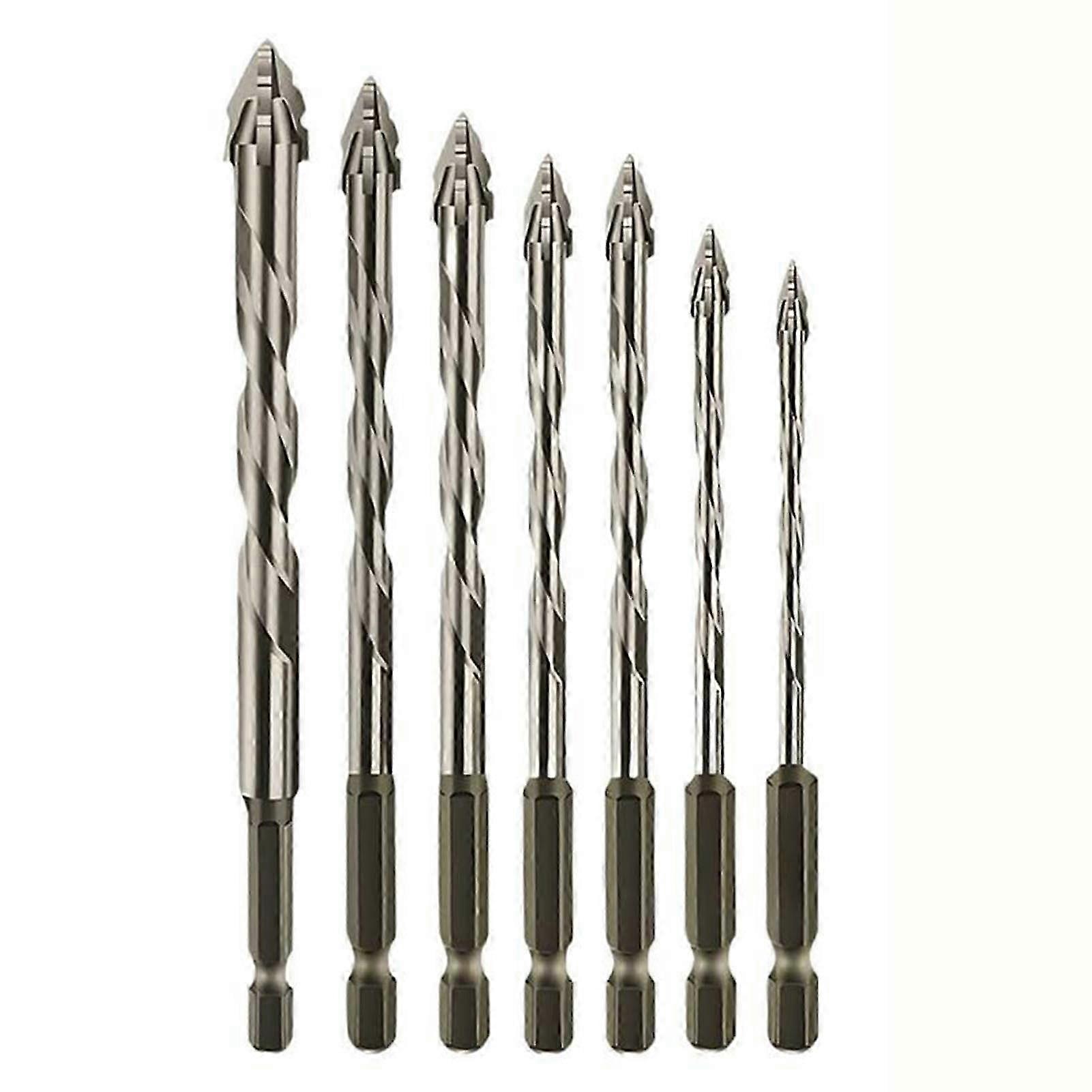 Four-Blade Eccentric Drill Bits Versatile Eccentric-Twist Drill Bits Set for Diy Projects