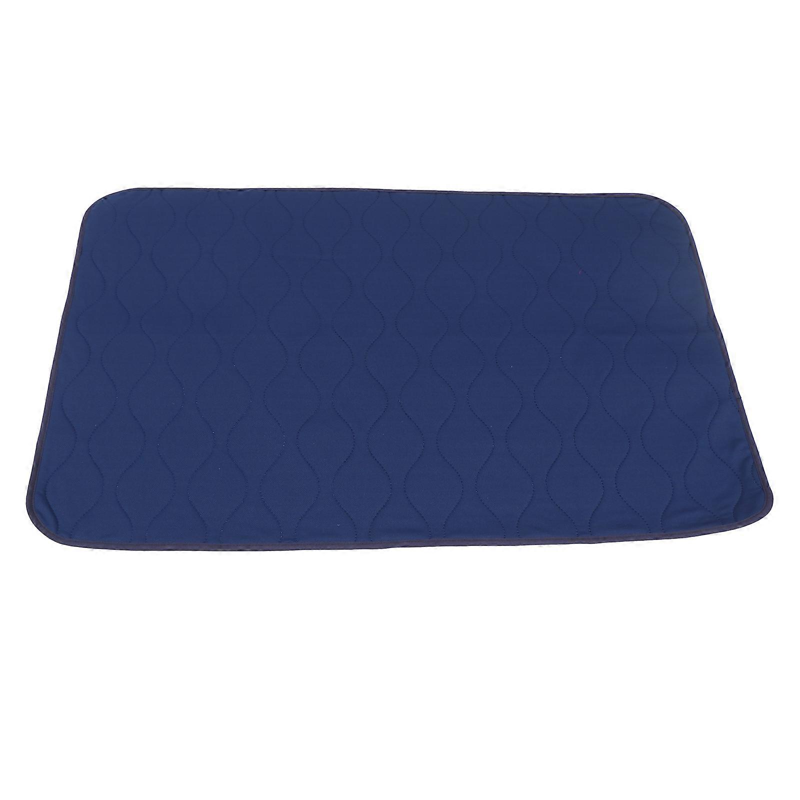Washable Elderly mat 1Pack Rectangular Blue Slip-resistant Travel Use