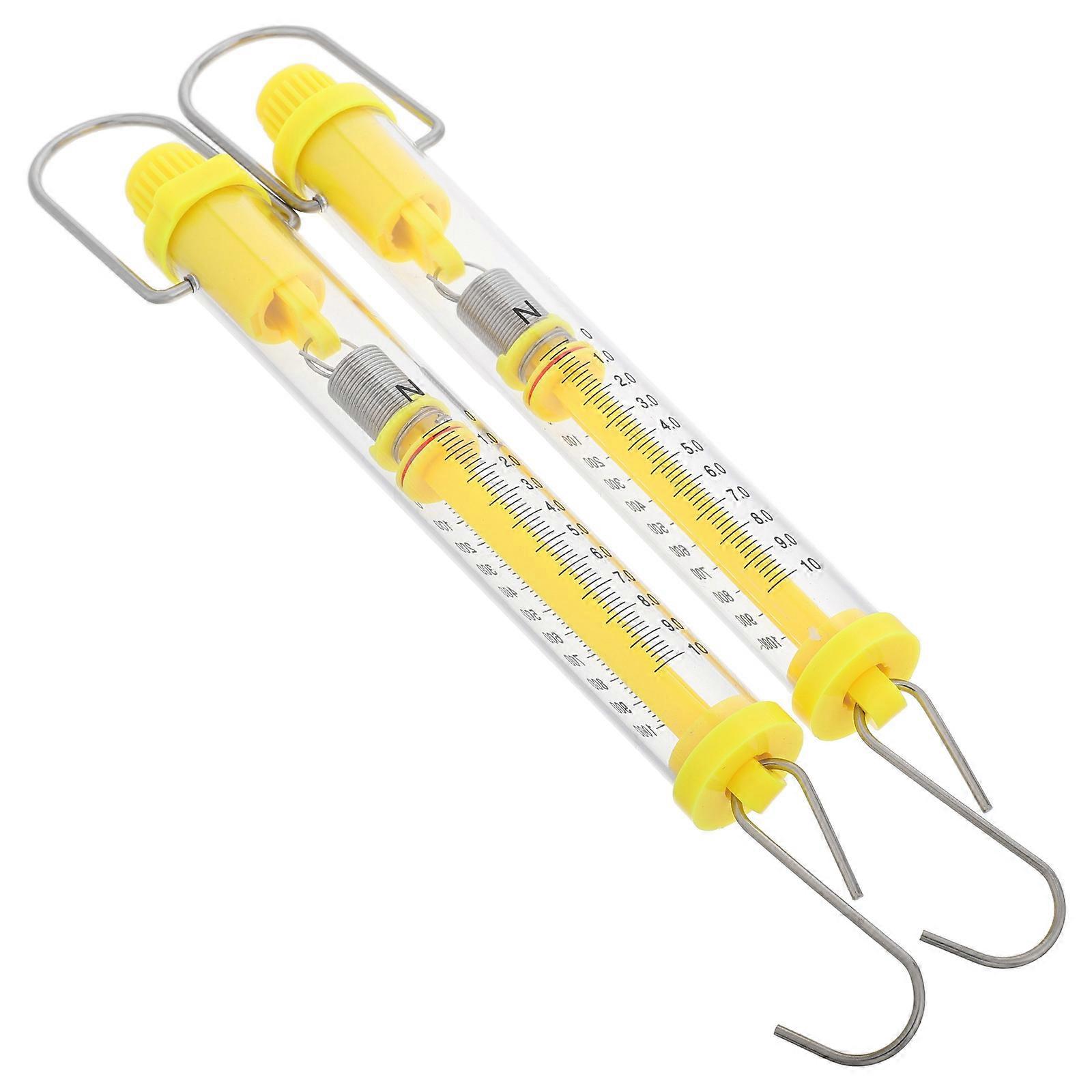 Spring Scale for Physics Experiments Pull Force Teaching Tool 4Pcs