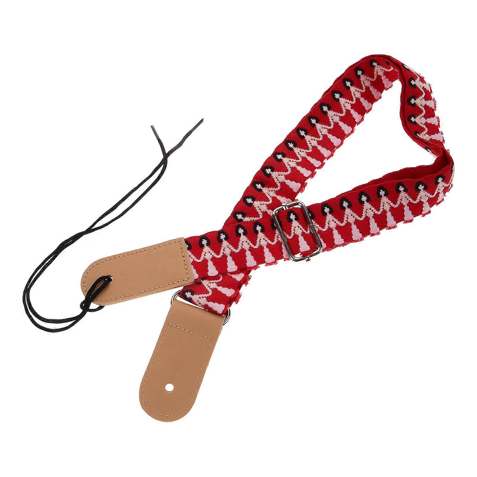 Ukulele Strap Cotton Adjustable Shoulder Strap for Ukulele Use