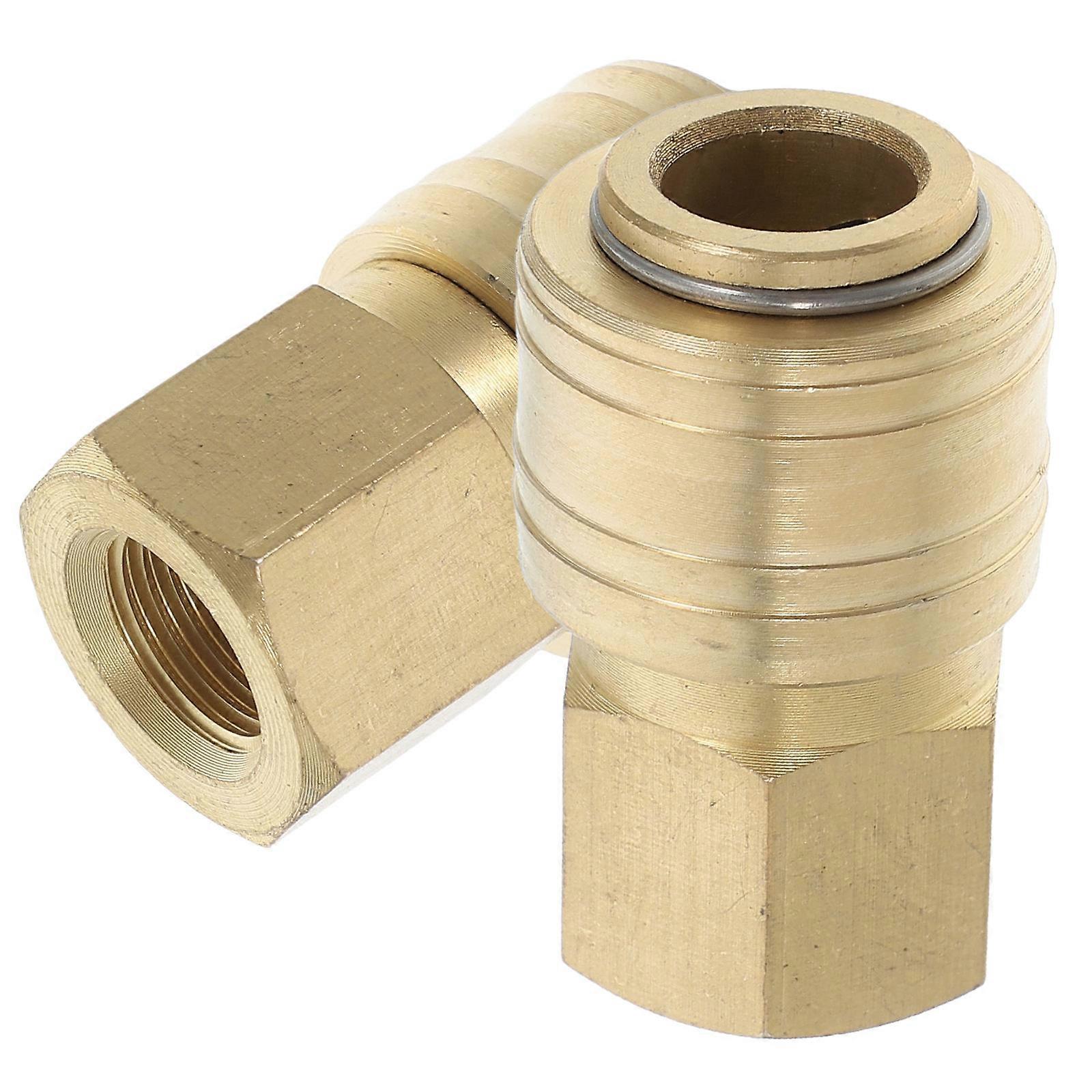 Brass Quick Connect Couplers for Air Compressor Hose 2Pcs German Style