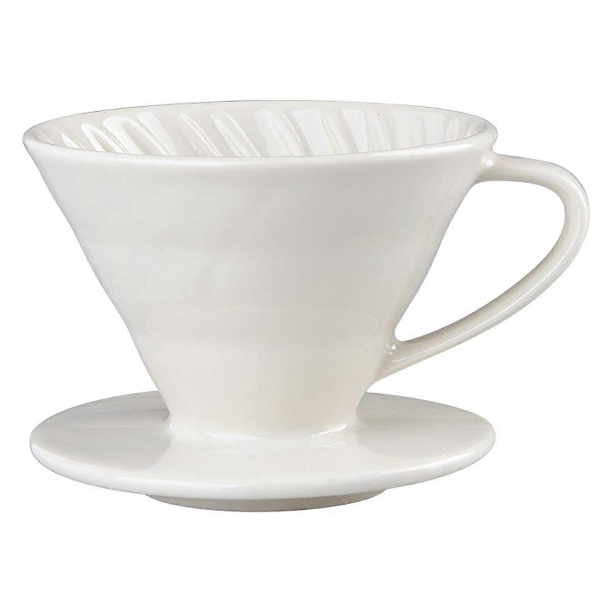 New Design Ceramics Soaking Adjustable Pour over Coffee Dripper Coffee Filters Ceramic Filter Cup B