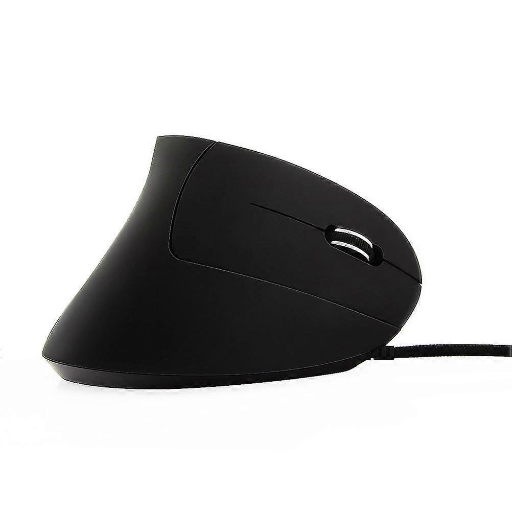 Vertical Mouse Ergonomic Optical Wired USB Mouse for Computer Use Black