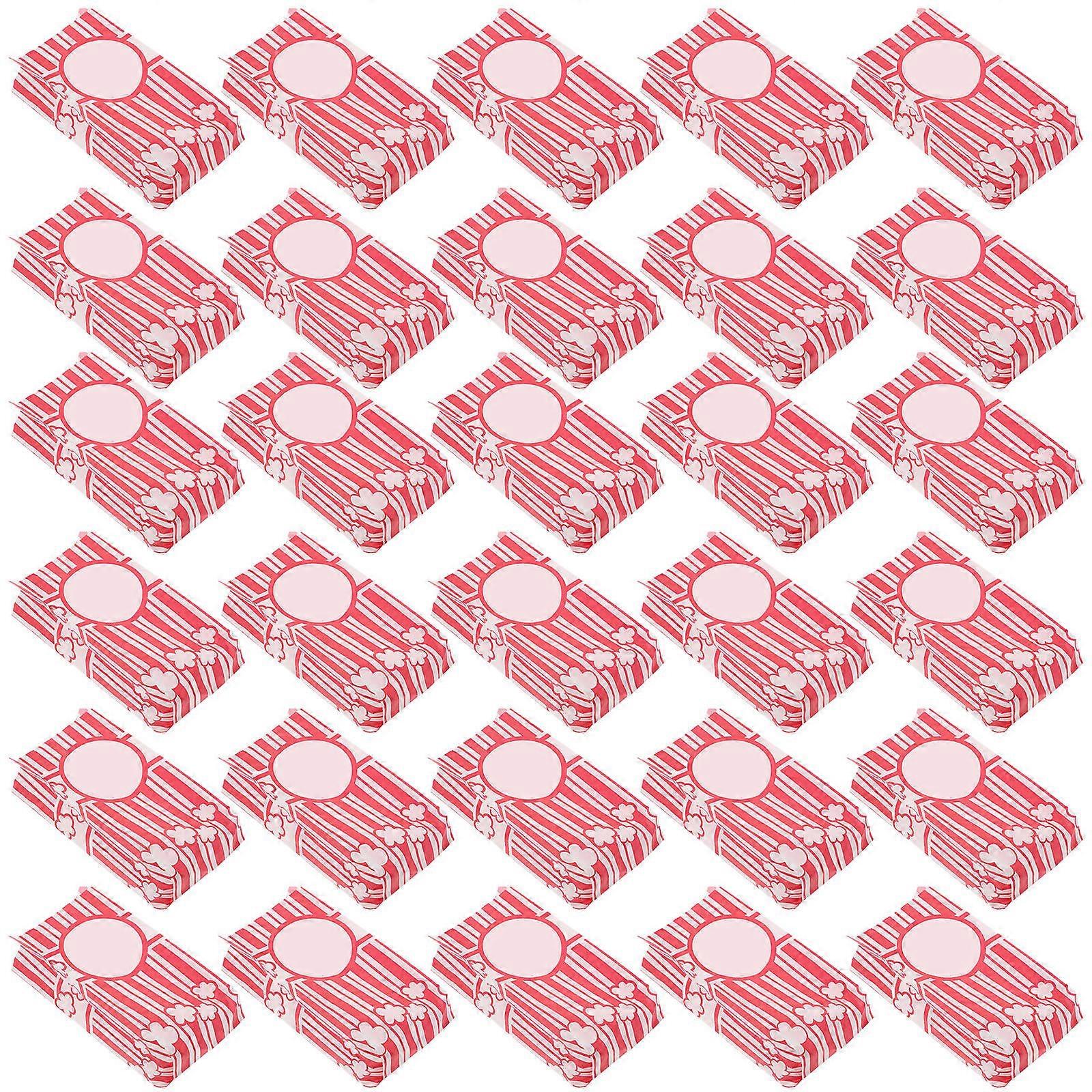 Popcorn Holders Large Organizer For Parties Oil-Proof Snack Holder Rectangular Shape 100Pcs