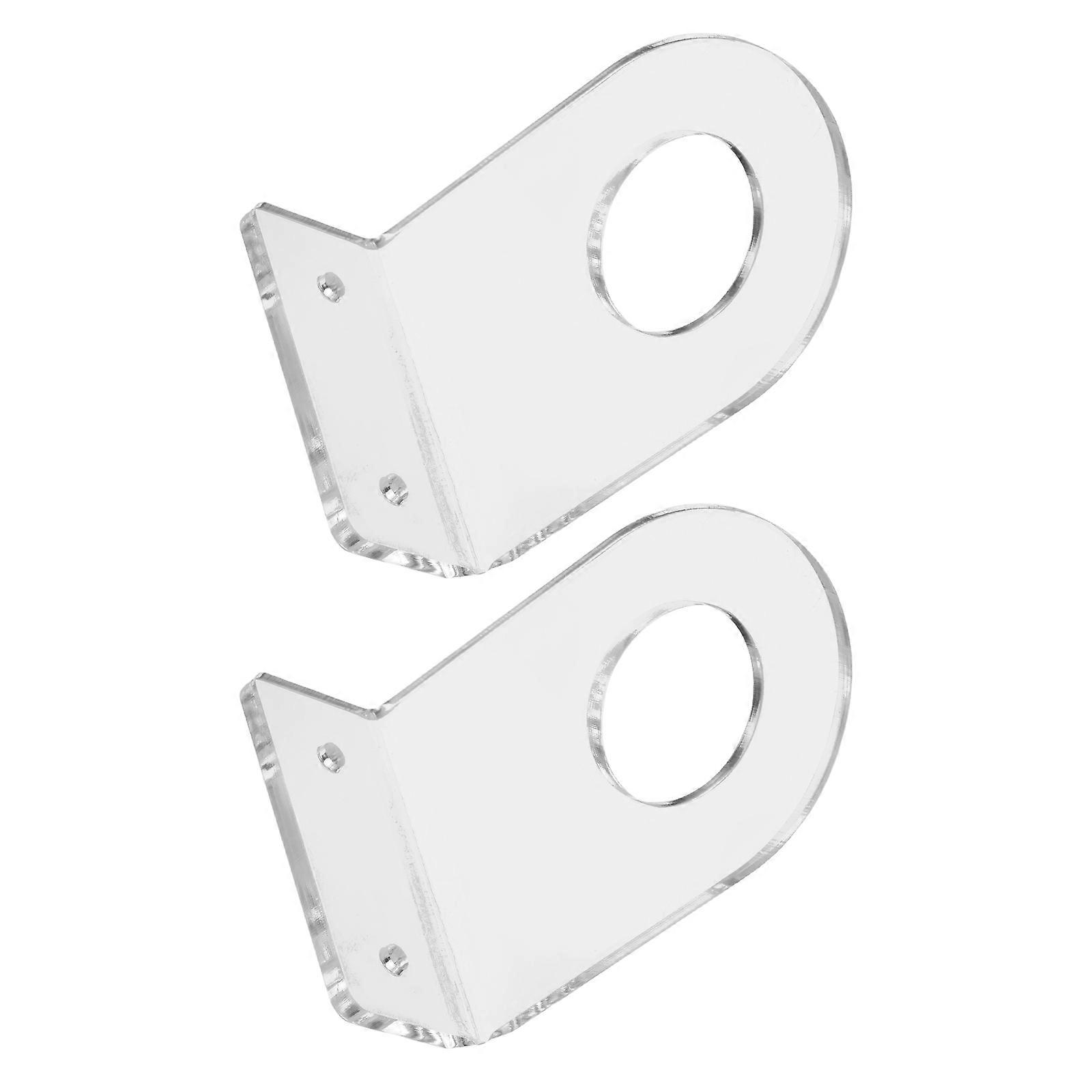 Wall Baseball Rack Acrylic Baseball Display Stand with Screws 2Sets