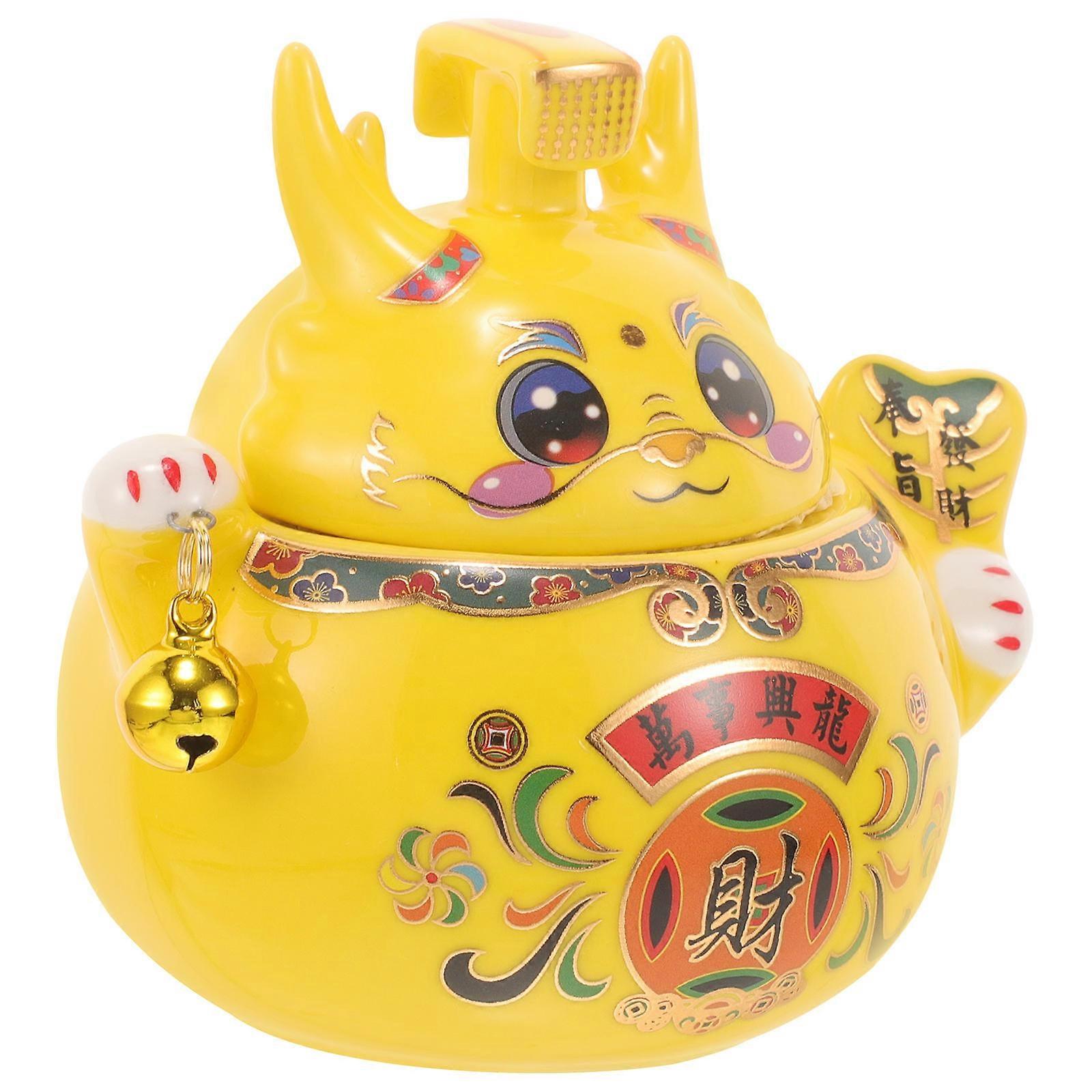 Ceramic Tea Storage Jar for Home Use with Airtight Lid Container