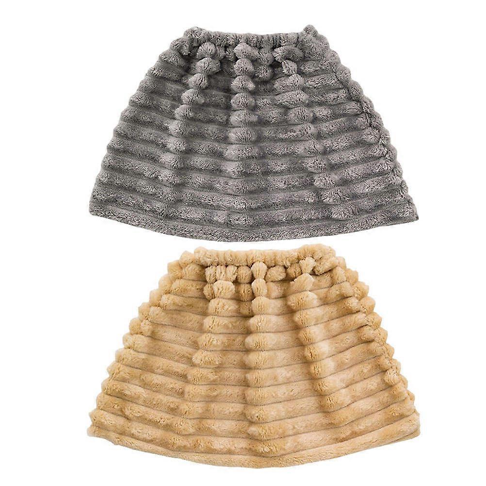 Broom Head Replacement Flannel Sweeping Cloth Indoor Cleaning Dust Wiper Rectangular 2Pcs