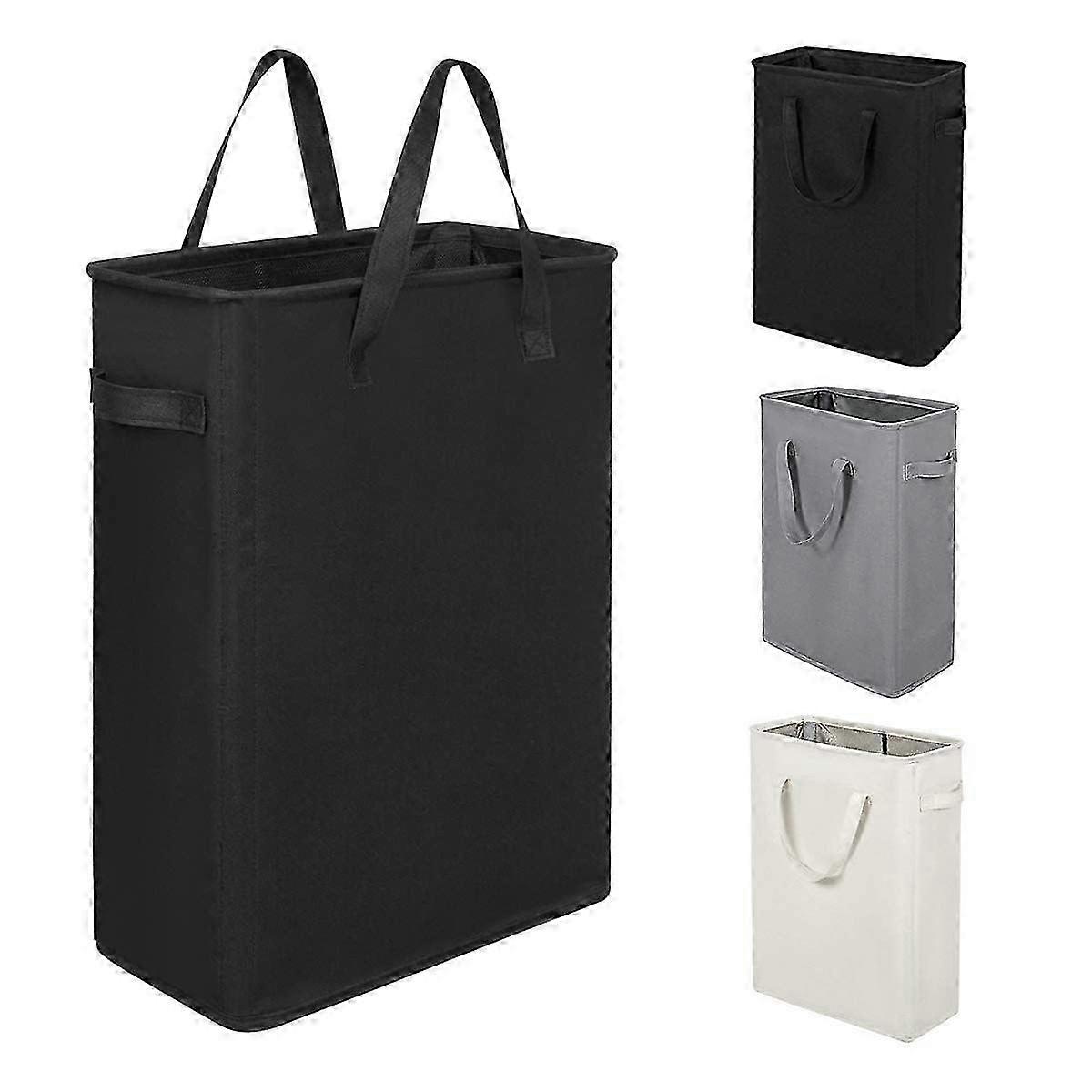 Narrow foldable laundry basket, 45L capacity 2025