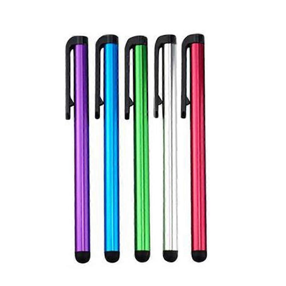 Capacitive Touch Screen Stylus Pen for Touch Screen Tablets and Smartphones Sensitive Rubber Tip Cylindrical Shape 5Pcs