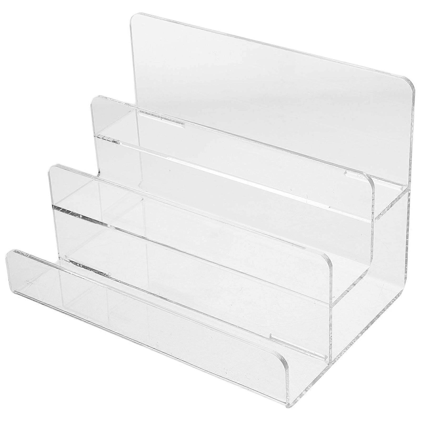 Transparent Acrylic Handbag Rack Display Stand for Display 4Pcs Organizer