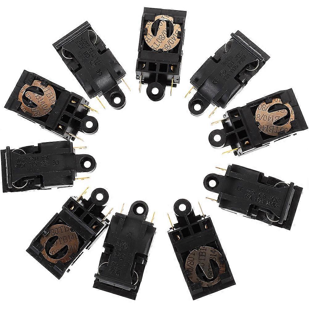 Electric Kettle Switch Thermostat for Temperature Control 10Pcs Set