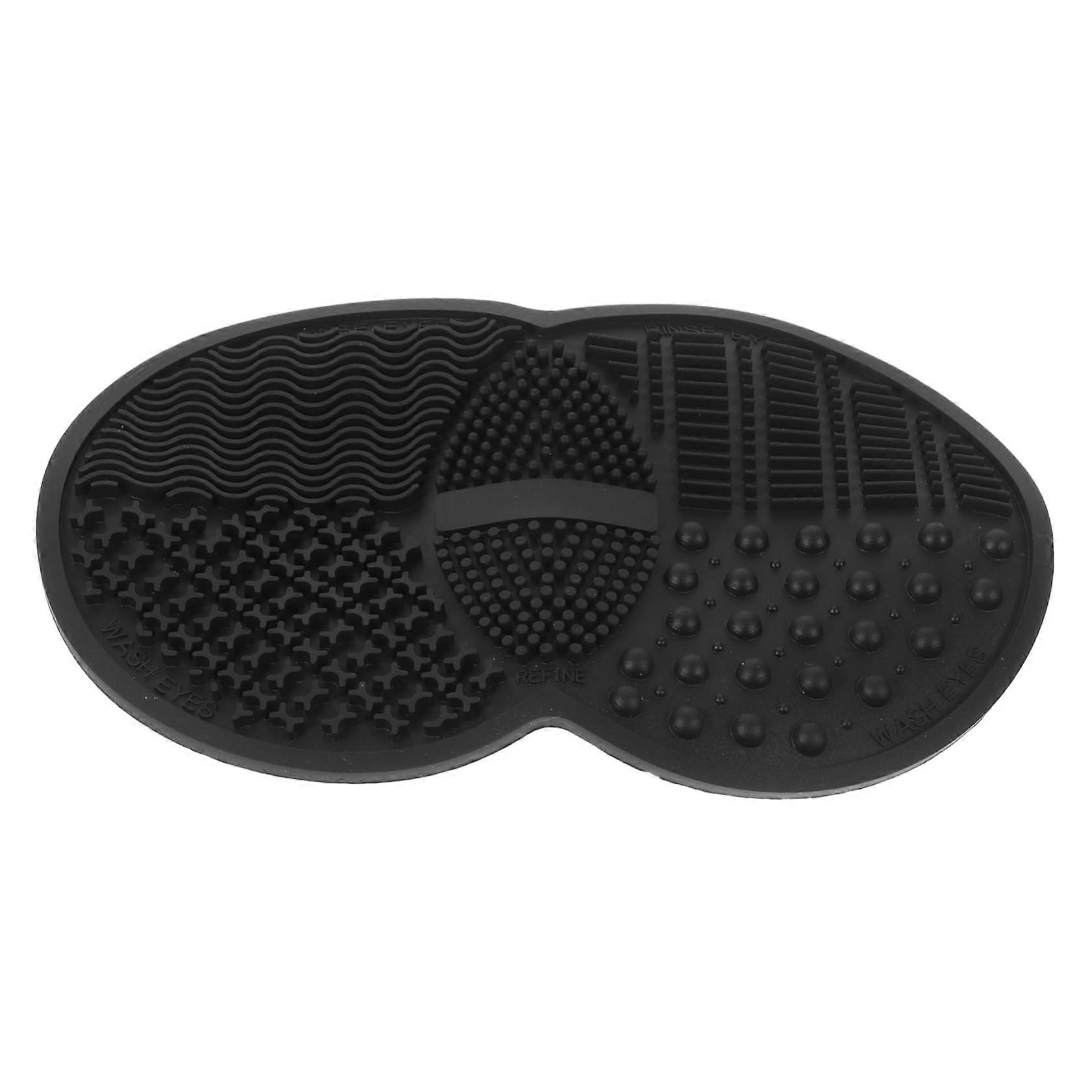 Makeup Brush Cleaner Mat Silicone Pad for Deep Cleansing and Quick Drying Eyeshadow Foundation Brushes