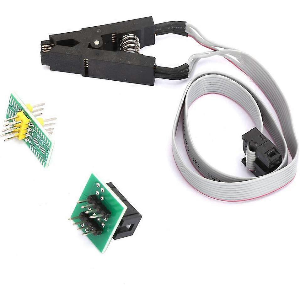 IC Test Clips Socket Adpter SOIC8 SOP8 Flash Chip with Cable Programming Socket Adapter Board Module