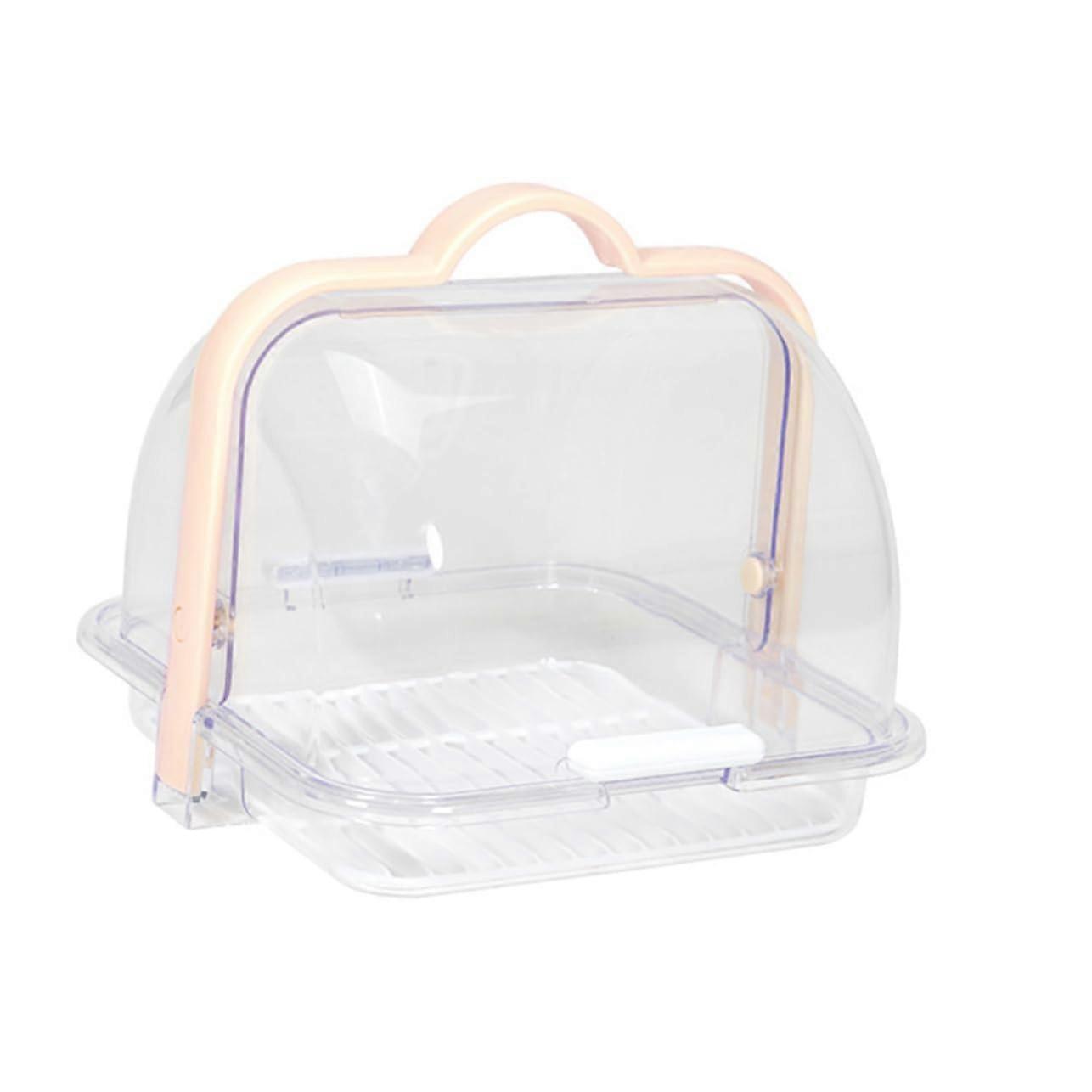 Kitchen Storage Box with Lid, MultiFunctional Organizer for Milk Bottles and Tableware, Easy Clean Design