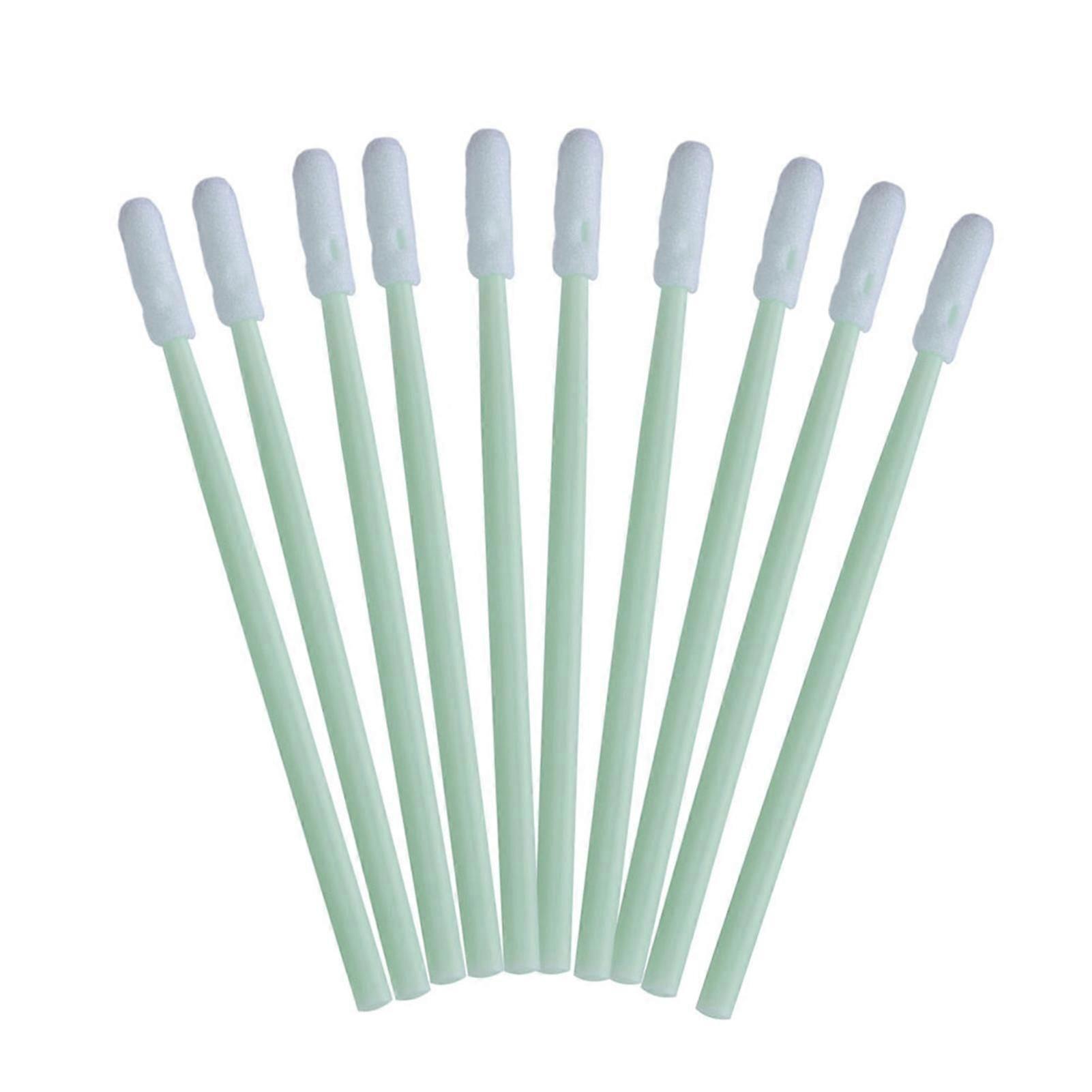 100pcs Anti static Foam Cleaning Swabs Round Tip Stick For Printer Disk Lens