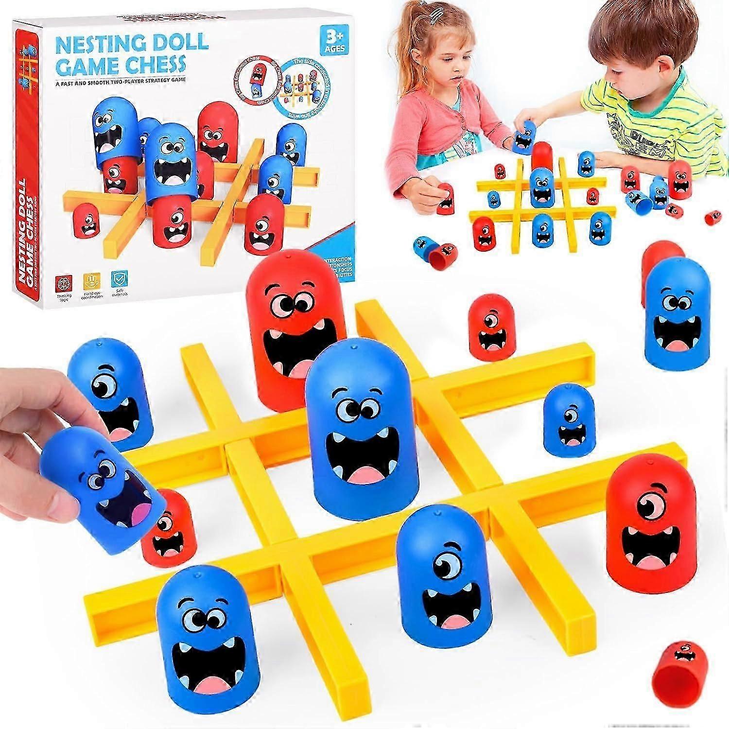 OBEST Tic Tac Toe 5 En 1 – Tres En Raya Electrónico, Memoria Y Viaje Para Niños De 6 A 10 Años