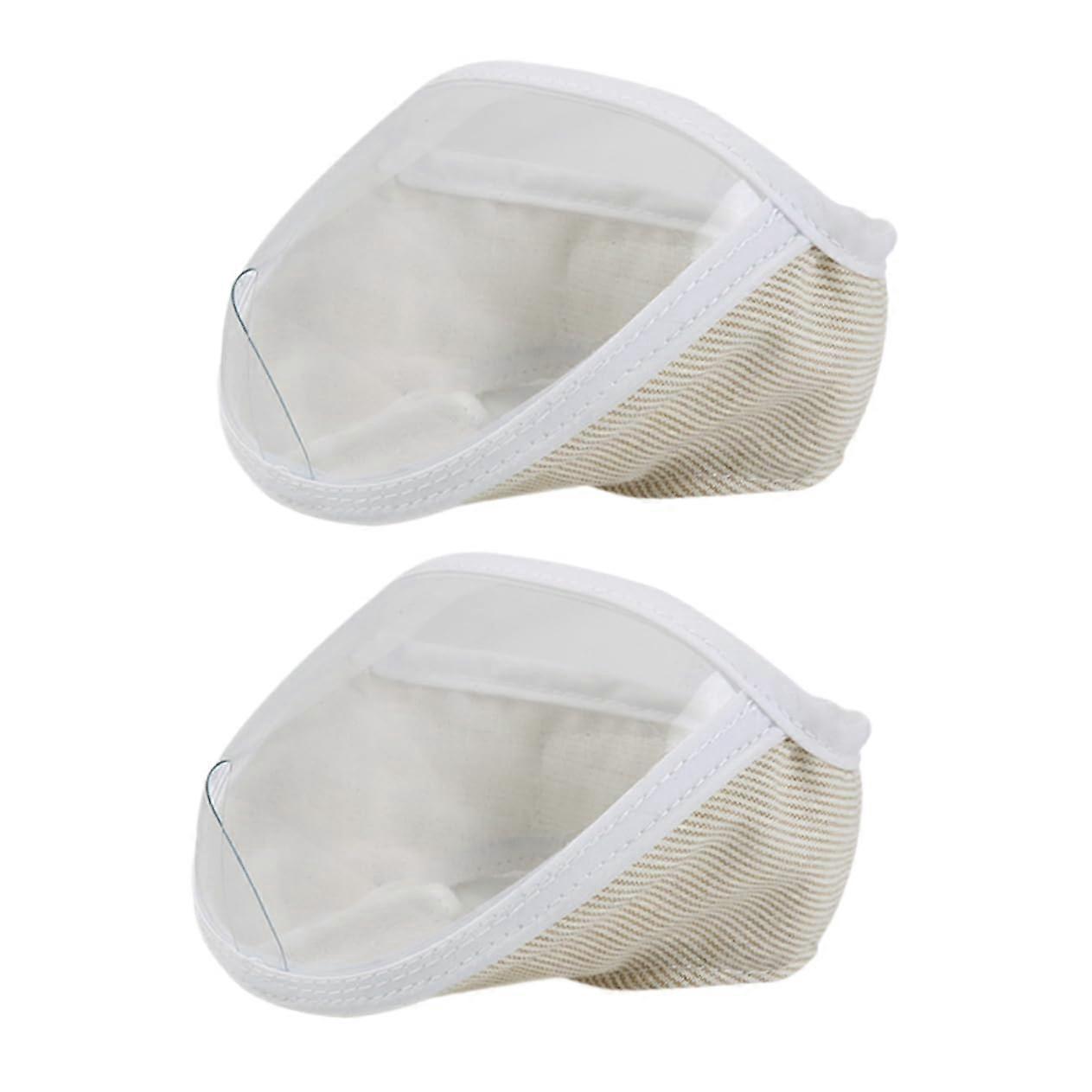2pcs Cat Muzzle for Bathing and Nail Trimming, Breathable Mesh Kitten Grooming Mask Prevent Biting