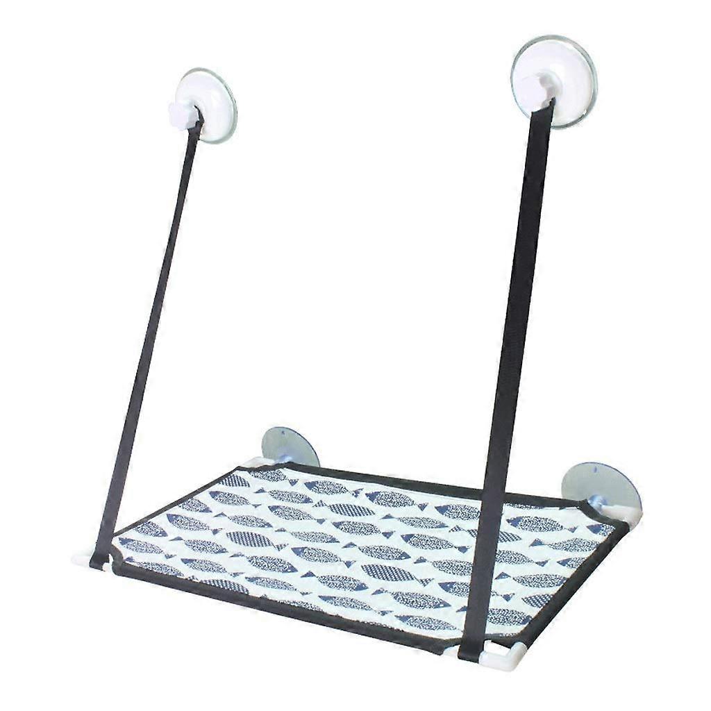 Cat Window Hammock with Strong Suction Cups, Double Layer Cat Window Bed for Sunbathing and Rest