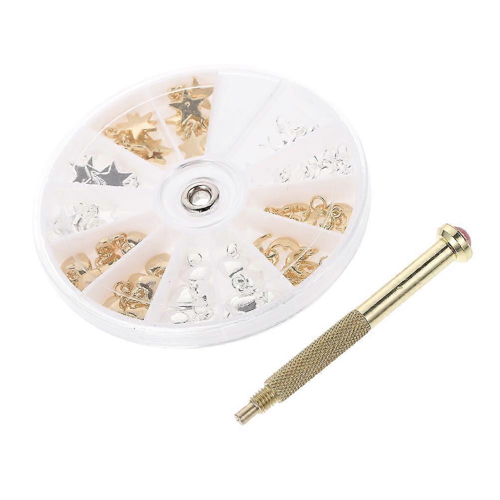 Nail Piercing Drill Manicure Pendant Piercing Tool 1Set