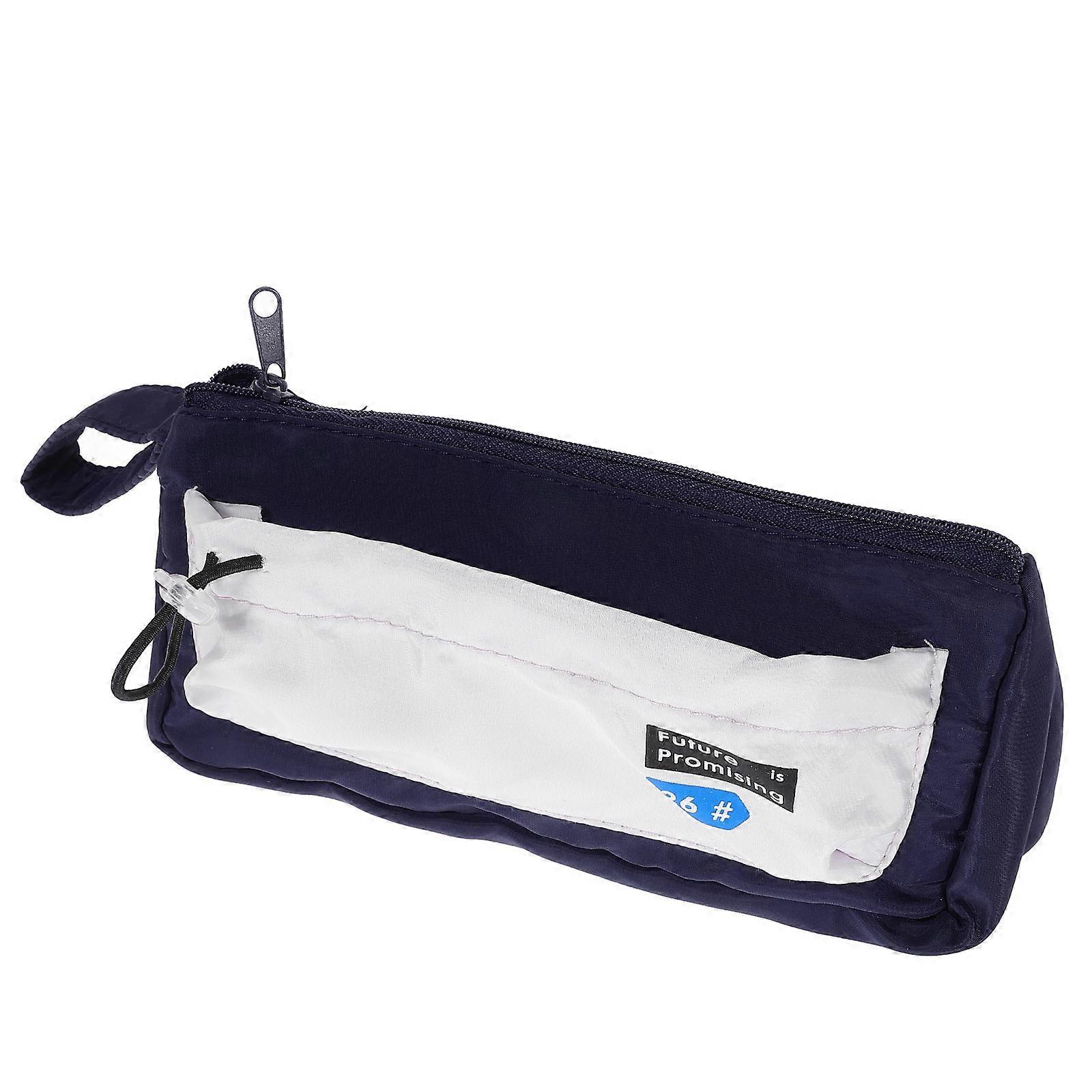 Large Capacity Pencil Pouch Canvas for School Supplies