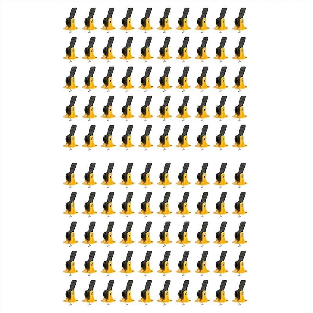 50 PCS Tile Tools for Leveling Installation, Reusable Leveling System