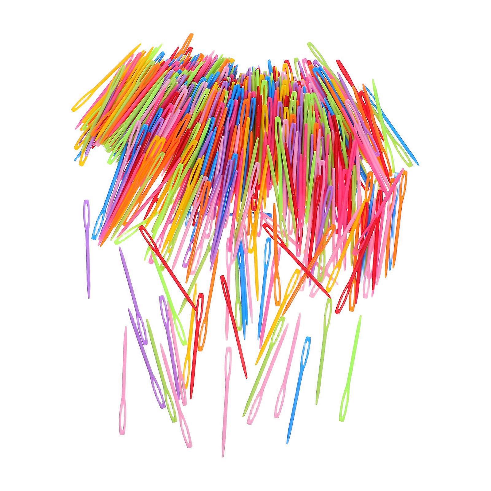 Large Eye Plastic Sewing Needles for Yarn Crafting 2000Pcs Bulk Pack