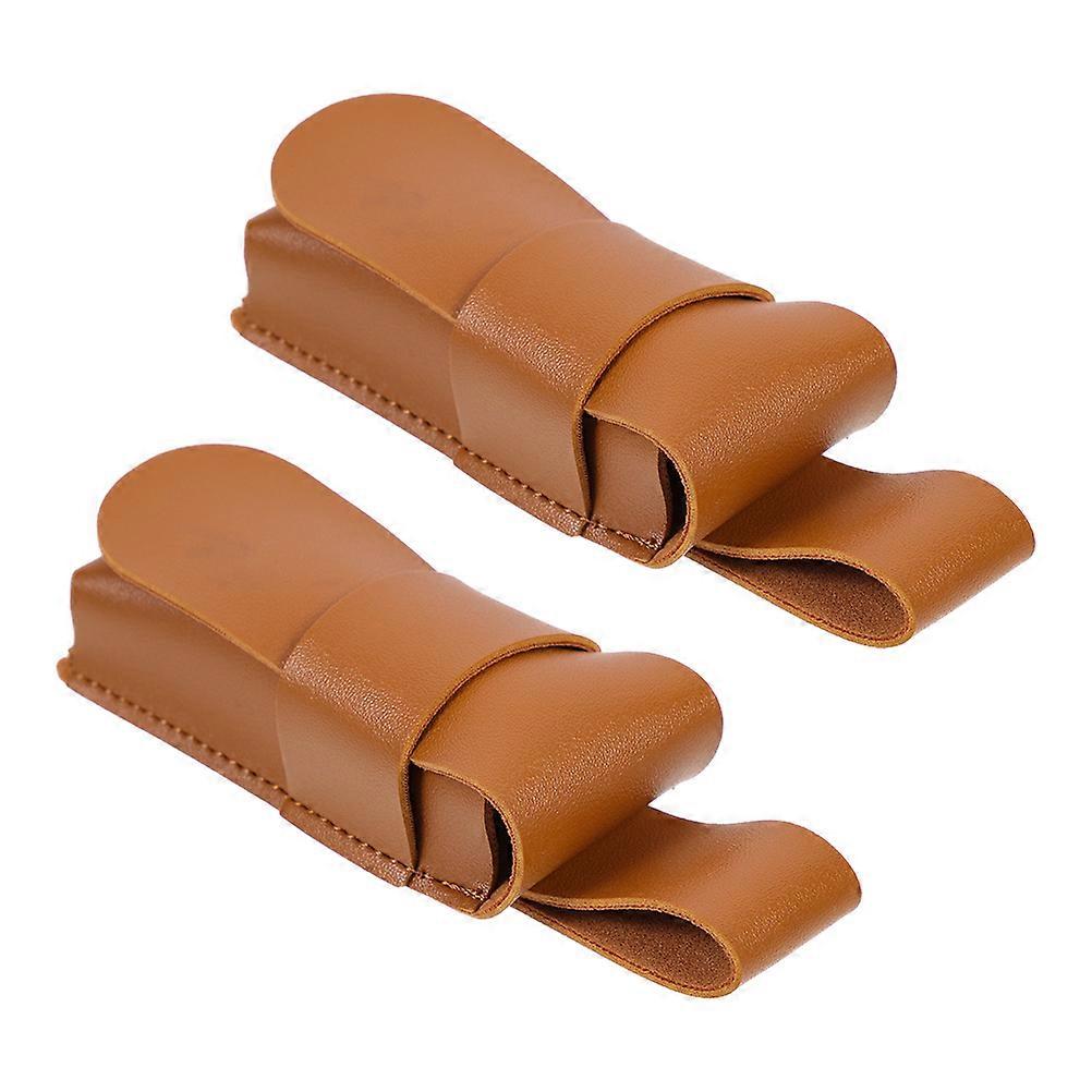 Harmonica Case Brown Portable Storage Cover for 2Pcs Harmonica