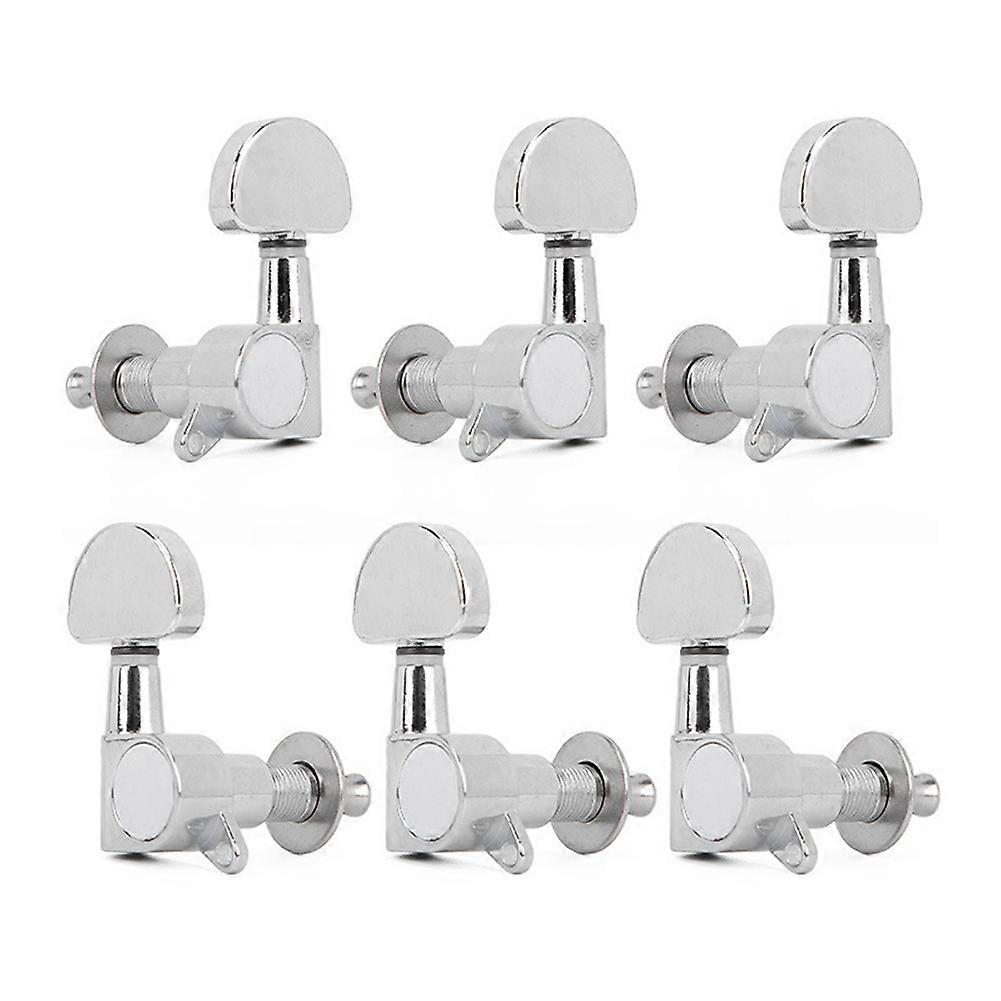 Guitar String Knob Folk Guitar Ukulele Knob Fully Enclosed Classical String Silver