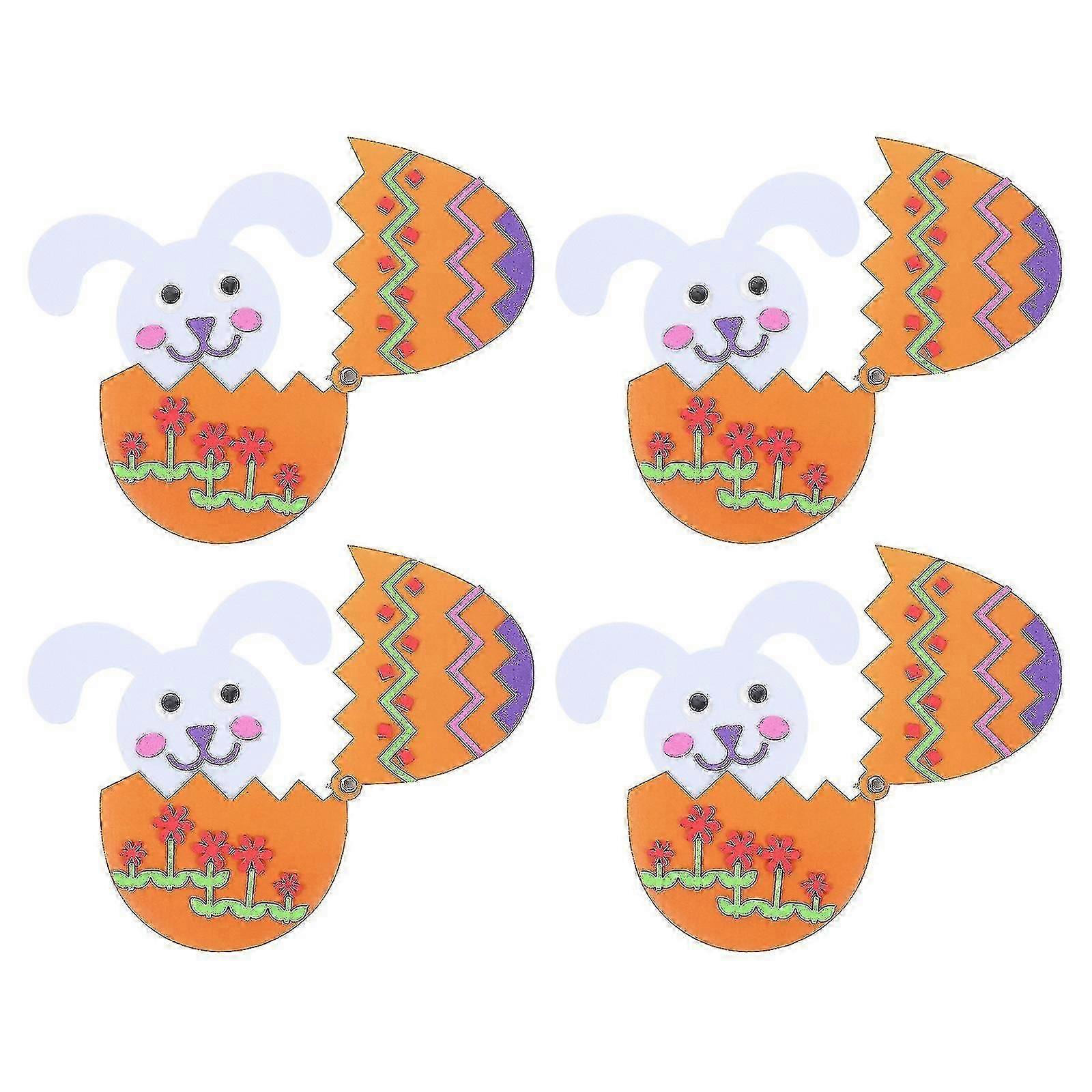 4pcs Diy Easter Egg Accessories Fillable Easter Eggs