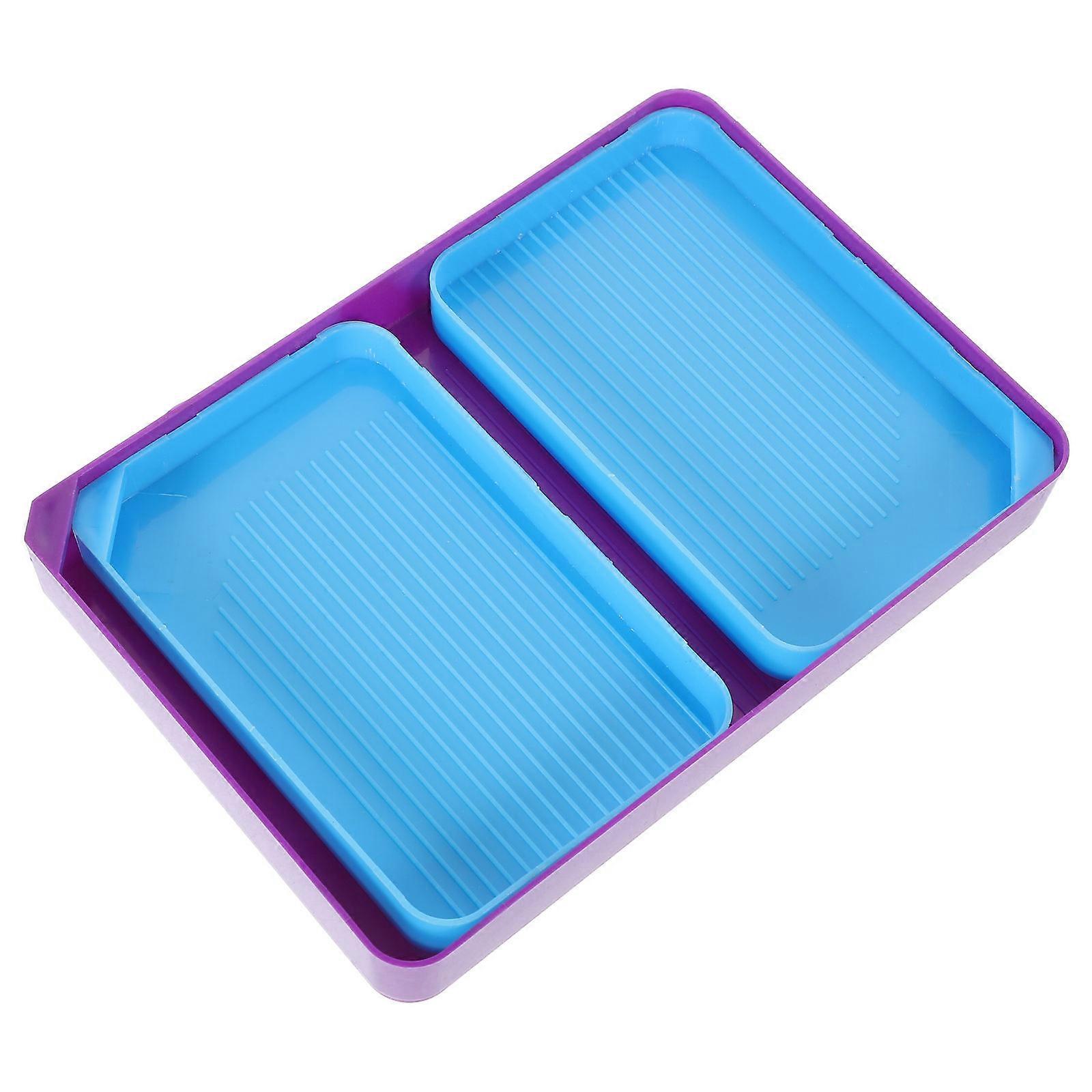 Bead Tray Diamond Sorting Tray for 1Set Blue Plastic Storage Set