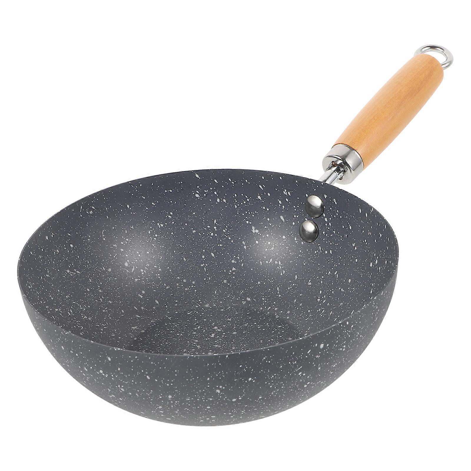 Small Frying Pan for Kitchen Use Marble Pattern