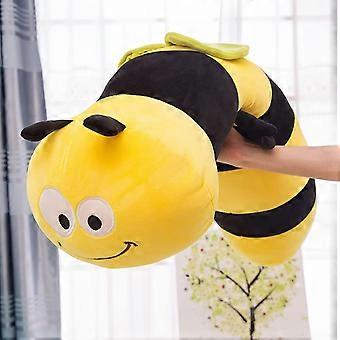 Cute Cat Bee Plush Pillow Stuffed Animal, Soft Huggable Toy, Large 21.6 Inch Holiday Gift