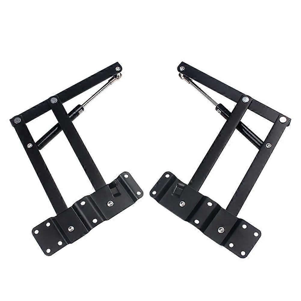 80N Hydraulic Coffee Table Rack with Movable Lifting Bracket and Adjustable Height