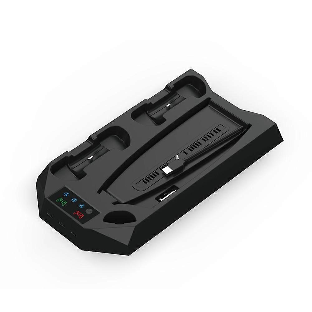 Game Stand Efficient Heat Dissipation Gaming Dual Function -Line Controller for Accessories Black